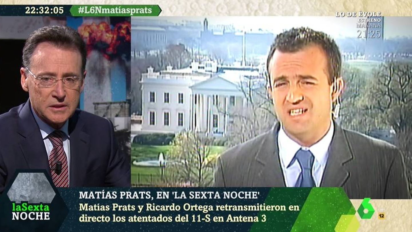 Matías Prats recordando a Ricardo Ortega. ('La Sexta noche').