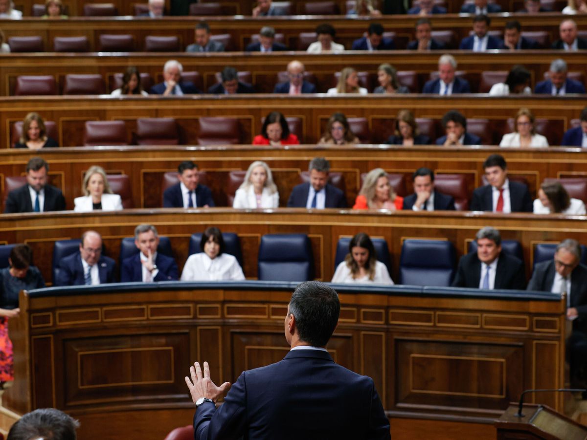 Foto: Sesión de control en el Congreso de los Diputados. (EFE/Javier Lizón)
