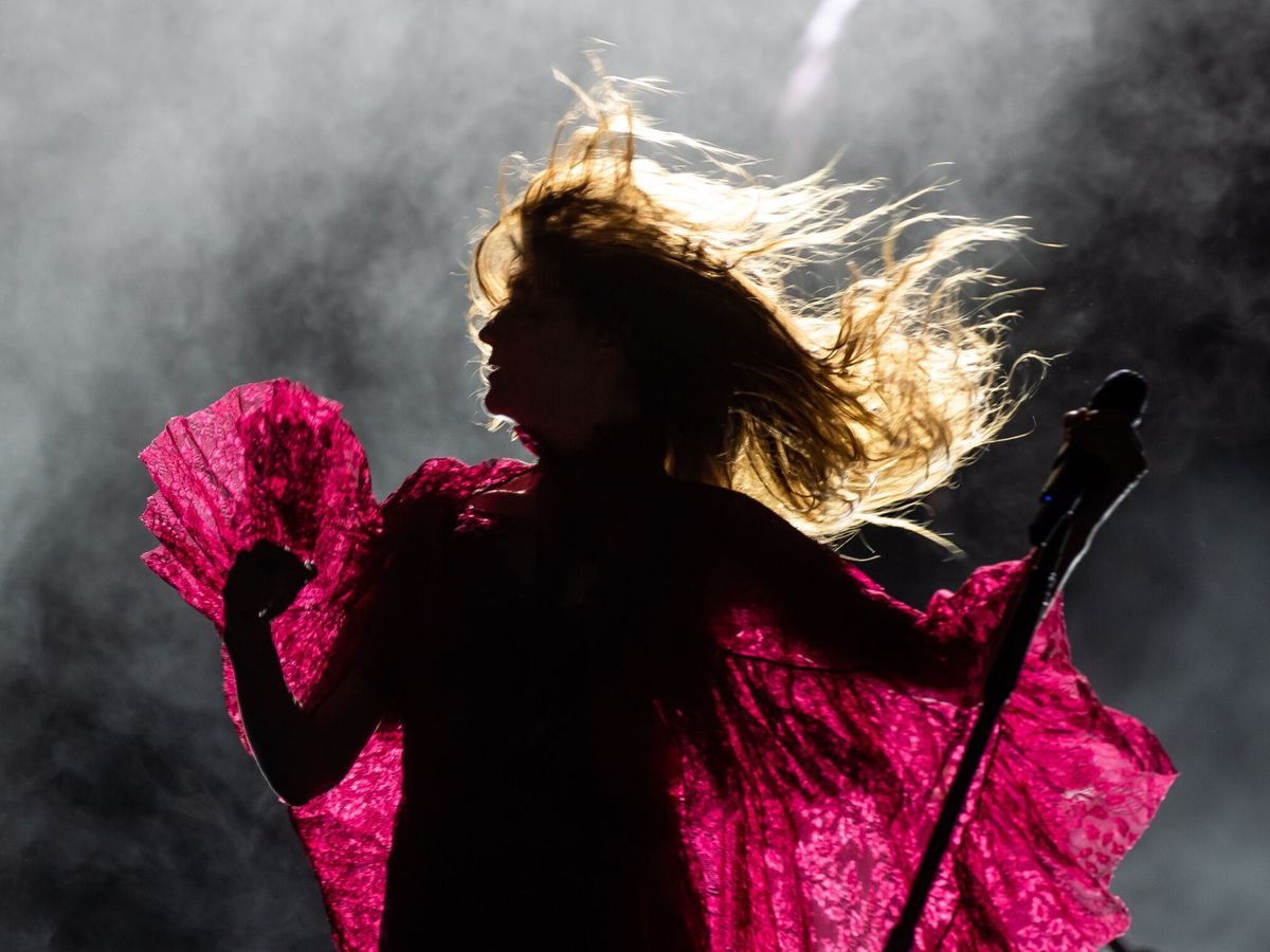 Foto: Florence and The Machine, en el festival Nos Alive 2022 en Lisboa. (EFE/EPA/Jose Sena Goulao)