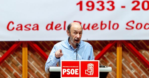 Foto: El exvicepresidente del Gobierno de España y exsecretario general del PSOE Alfredo Pérez Rubalcaba. (EFE)