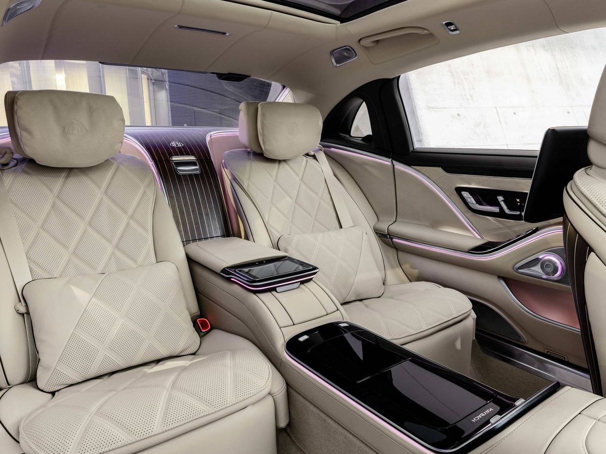 Foto: Las mejores plazas del nuevo Mercedes Maybach Clase S son las traseras, por espacio y por confort. 