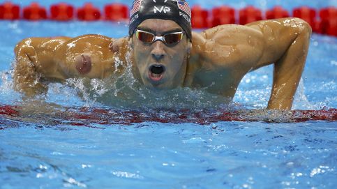 ¿Qué son los círculos rojos que luce Phelps en su cuerpo?