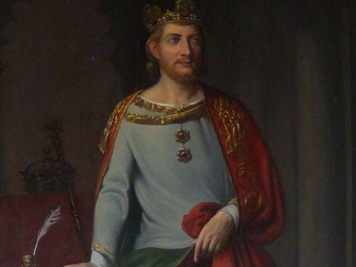 Foto: Retrato de Alfonso X expuesto en el Alcázar de Segovia (Fuente: Wikimedia)