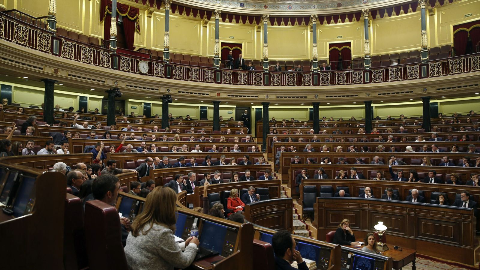 Foto: Vista general del hemiciclo del Congreso. (EFE)