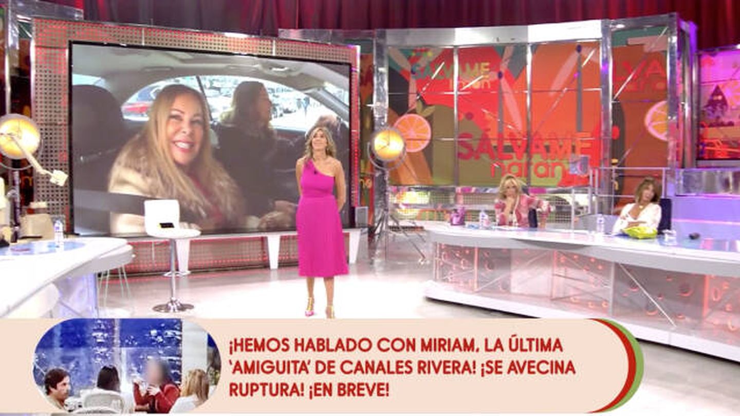 Paz Padilla habla de Ana Obregón en 'Sálvame'. (Telecinco)