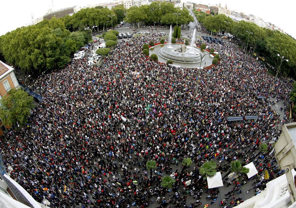 Foto: Las protestas del 25-S en septiembre de 2012 fueron las últimas que consiguieron reunir a una masa crítica de ciudadanos. El resto de convocatorias no ha tenido