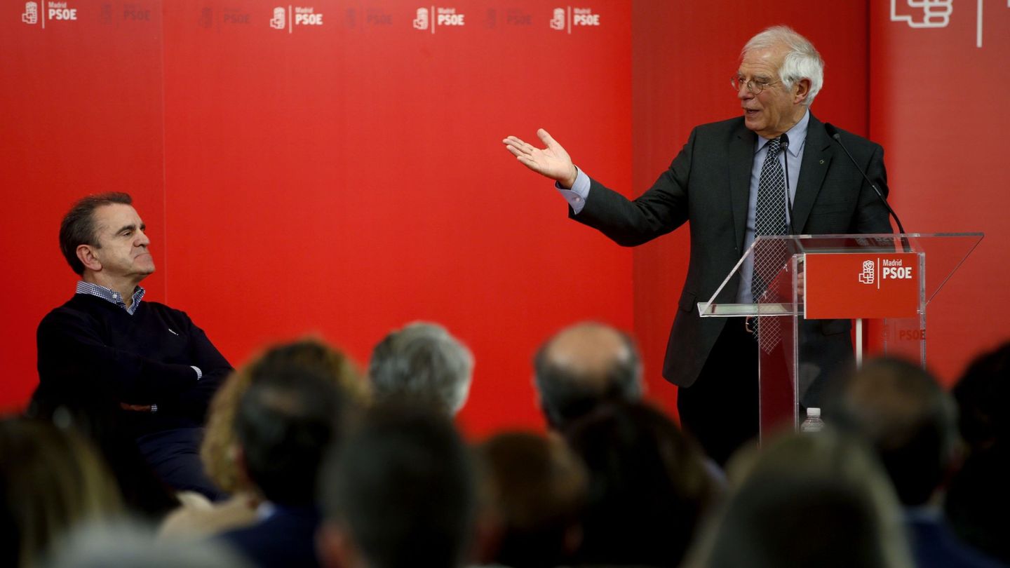 El exministro y expresidente del Parlamento Europeo Josep Borrell, en unas jornadas organizadas por el PSOE madrileño el pasado 5 de diciembre. (EFE)