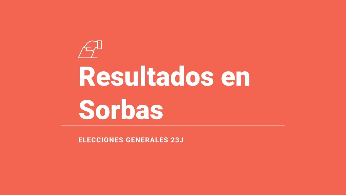 Votos, escaños, escrutinio y ganador en Sorbas: resultados de las elecciones generales del 23 de julio del 2023