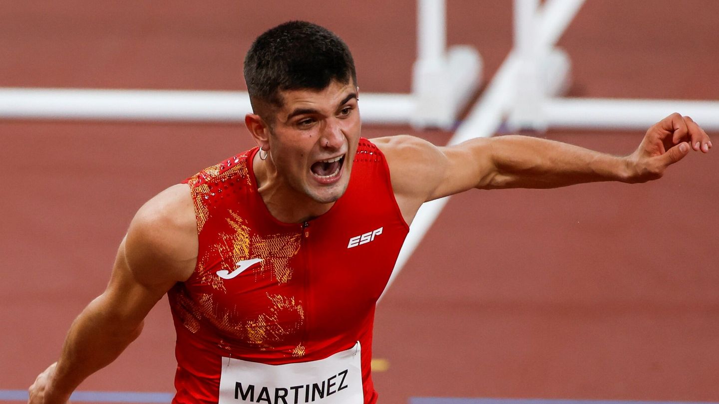 Asier Martínez celebra su carrera. (Reuters)