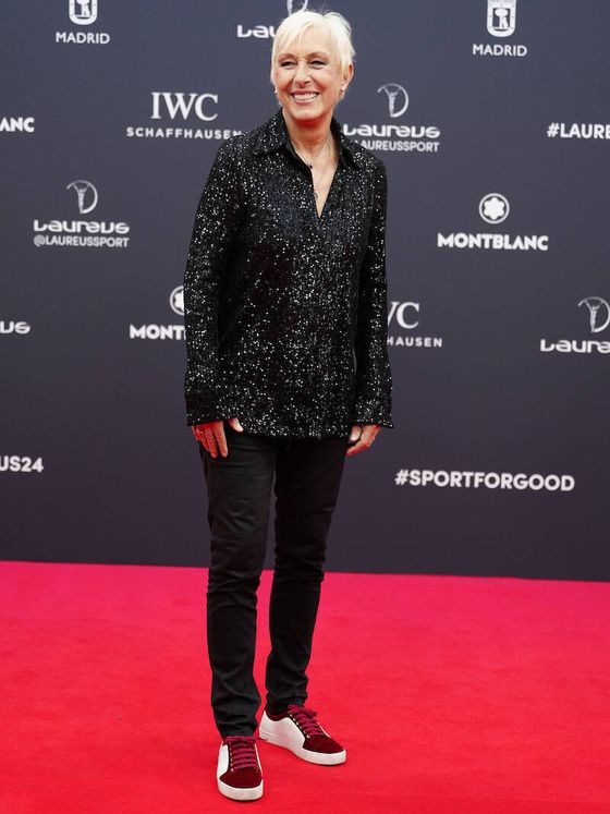 Martina Navrátilová acude a los Premios Laureus del Deporte 2024. (LP)