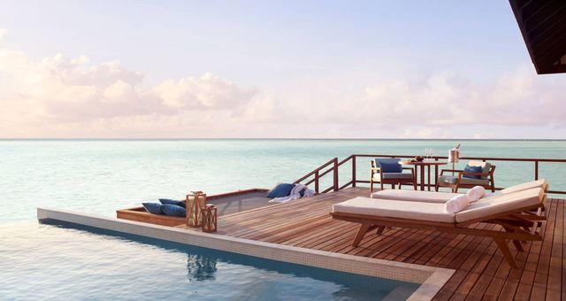 Beach Pool Villa en Anantara Veli Maldives Resort. (Cortesía)