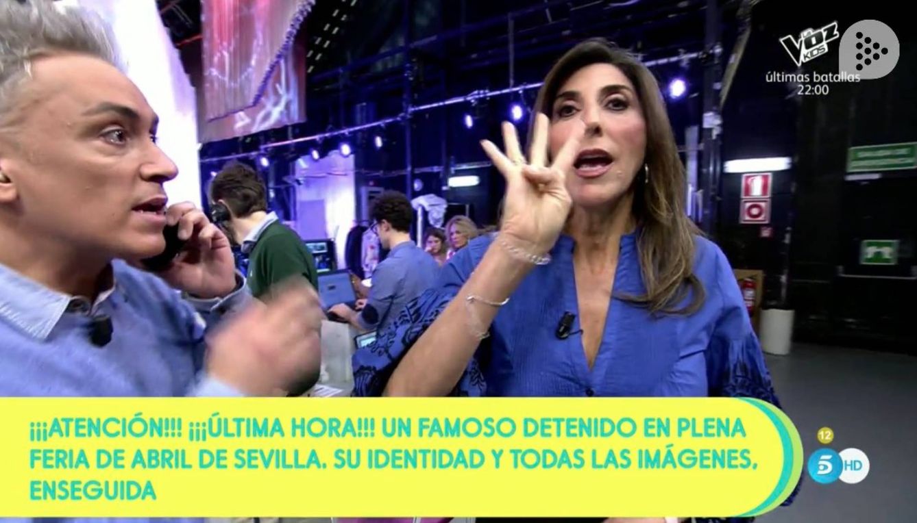 Kiko Hernández da la exclusiva en 'Sálvame' (Telecinco)