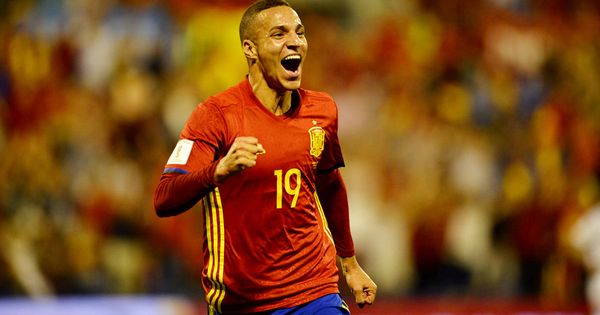 Foto: Rodrigo marcó su primer gol como internacional ante Albania. (Cordon Press)