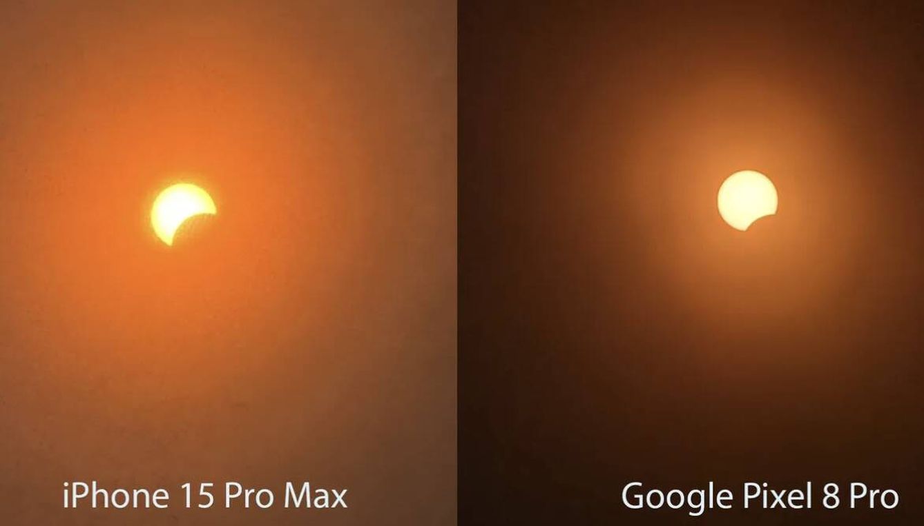 Comparativa del iPhone 15 Pro Max y el Google Pixel 8 Pro (Future/Lance Ulanoff)