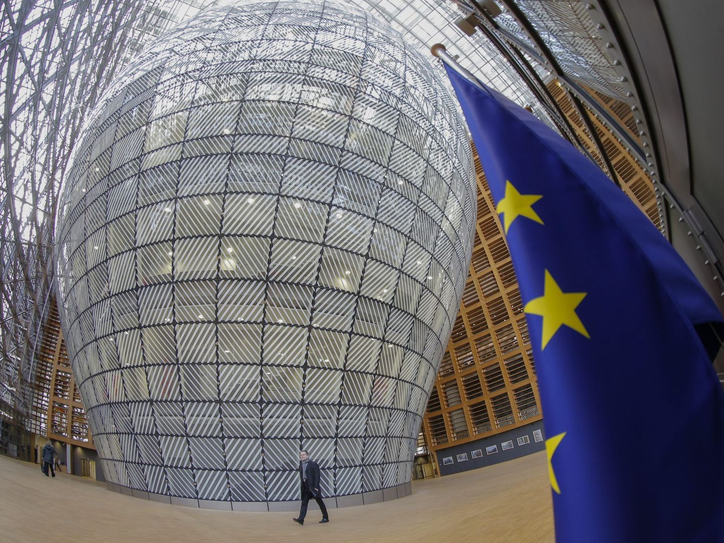El Edificio Europa en Bruselas, Bélgica, en enero de 2016. (EFE) 