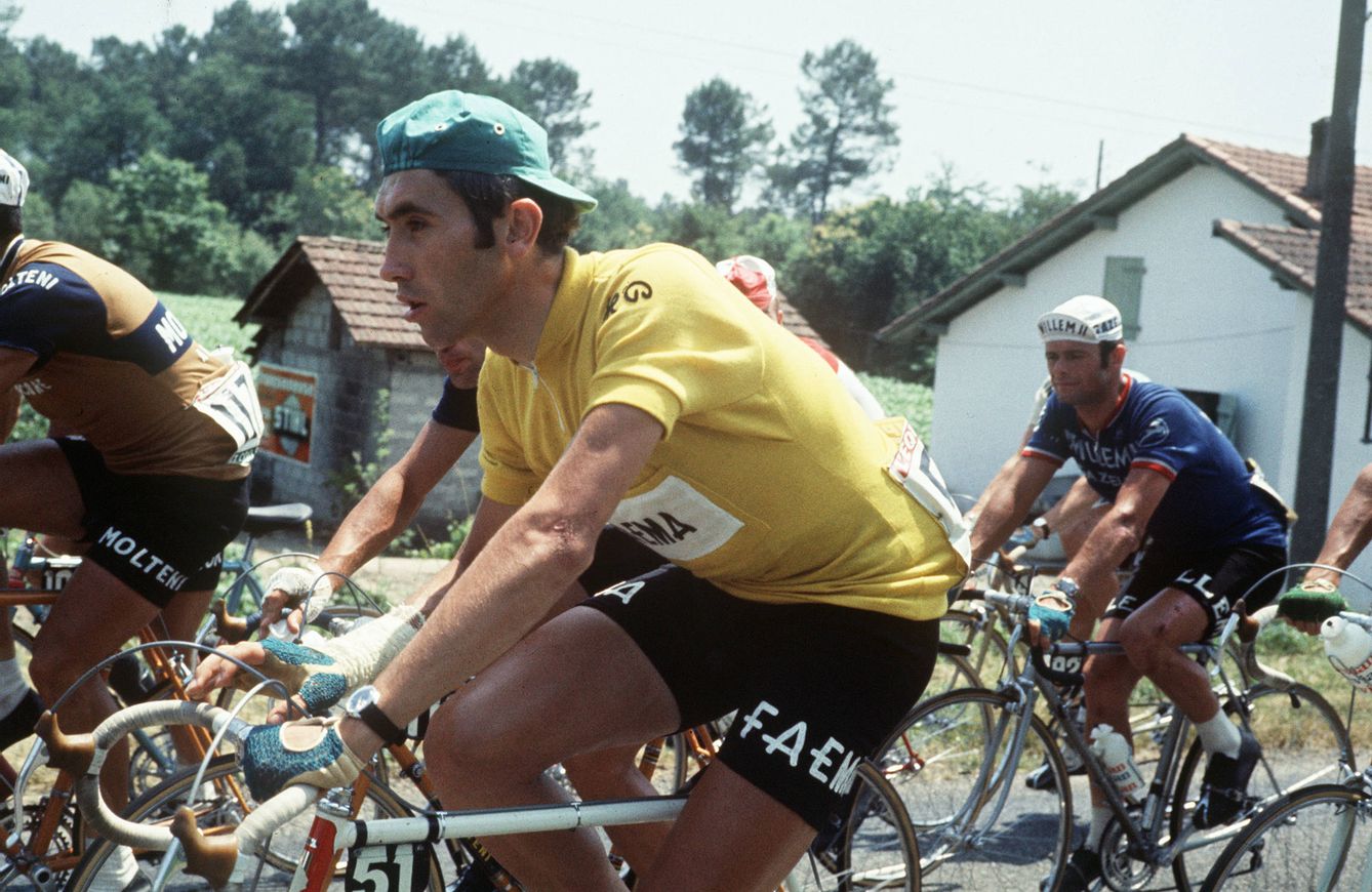 Eddy Merckx en acción en el Tour de Francia de 1969