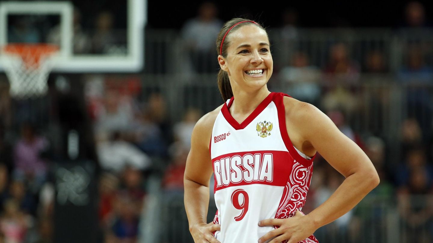 Becky Hammon, en su etapa como jugadora de la selección rusa. (Reuters)