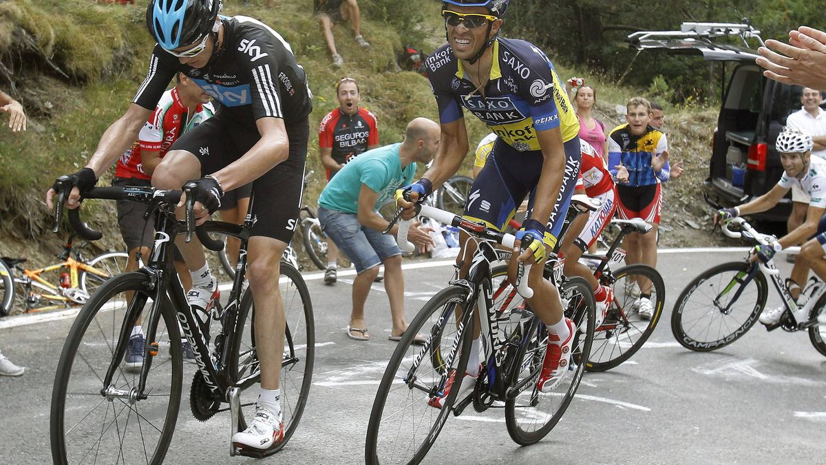 Contador inicia la reconquista de la corona del Tour en casa de su enemigo Froome