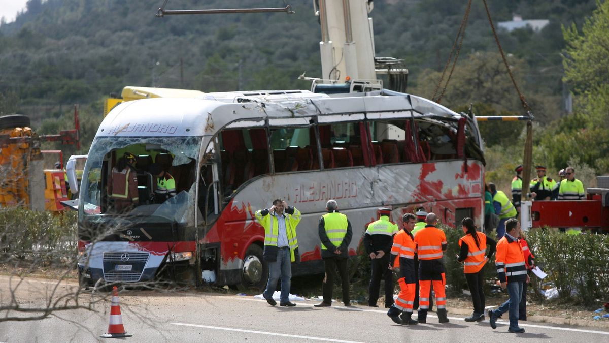 Archivan la causa contra el conductor del bus accidentado en Freginals con 13 muertos