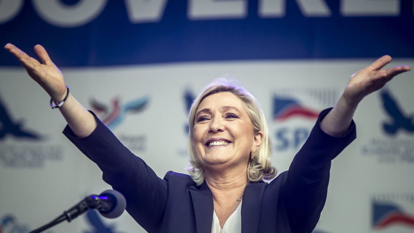  Marine Le Pen en una imagen de archivo. (Getty)