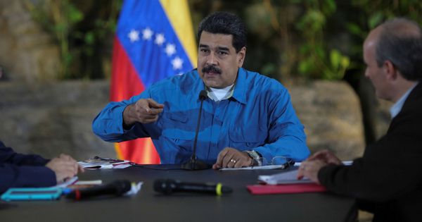Foto: El presidente de Venezuela, Nicolás Maduro, en el palacio de Miraflores. (Reuters)