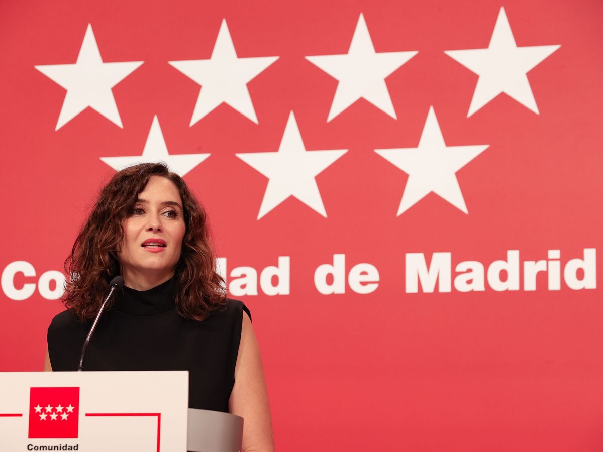 Foto: La presidenta de la Comunidad de Madrid, Isabel Díaz Ayuso. (EFE/Zipi)