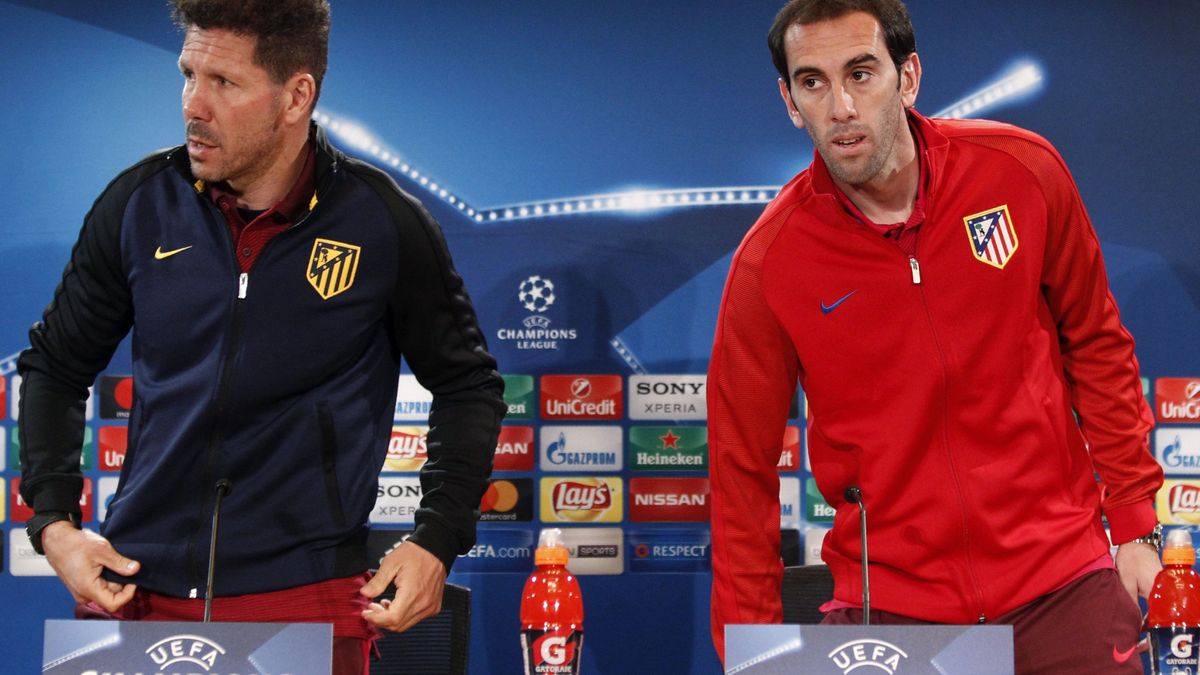 El mosqueo de Simeone con Godín y Costa o por qué cree que el Atlético se desploma