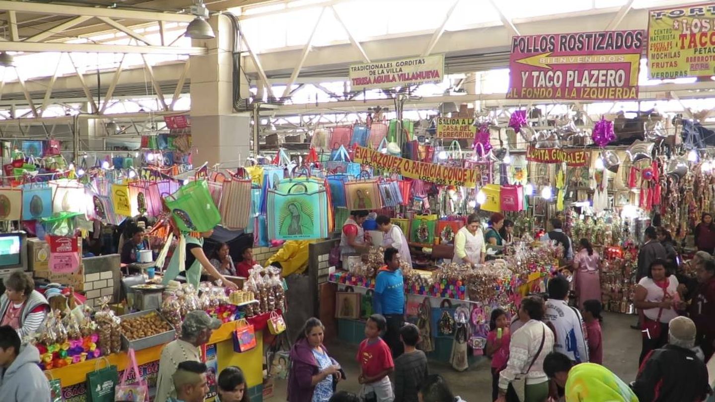 Un mercado en México. (J.B.)