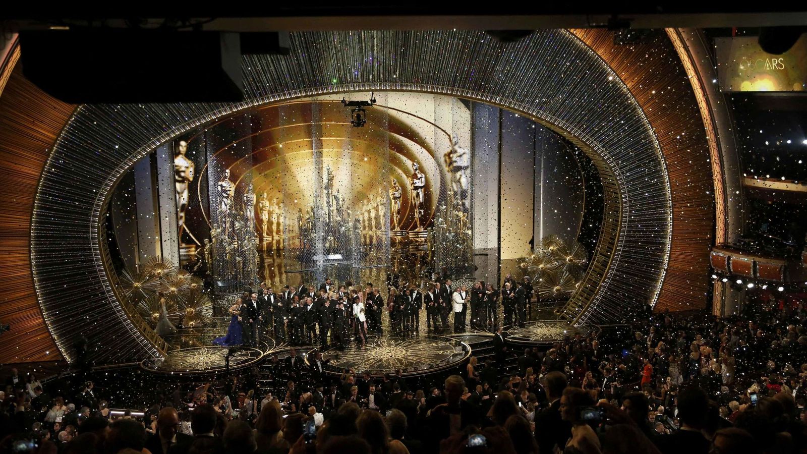 Foto: Final de la gala de los Oscars 2016 (Reuters)