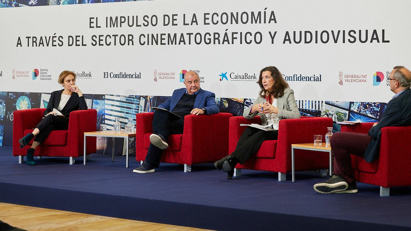 Foto: El foro 'El impulso de la economía a través del sector cinematográfico y audiovisual'.