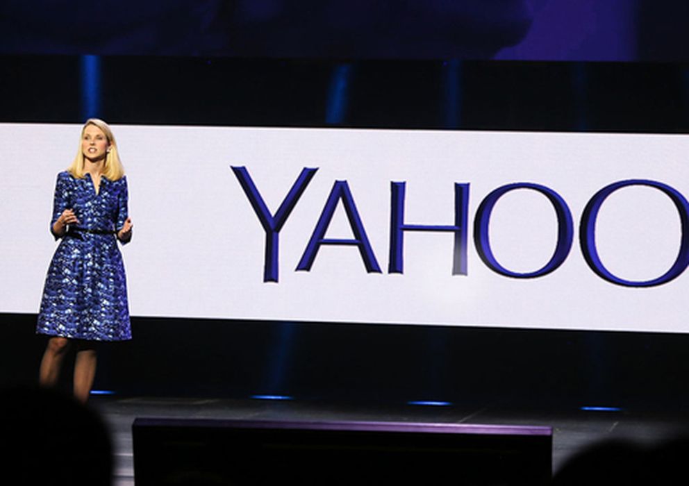 Foto: Marissa Mayer, CEO de Yahoo, durante su intervención en el CES 2014