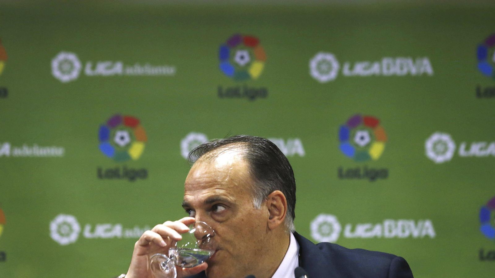 Foto: El presidente de la Liga de Fútbol Profesional, Javier Tebas (Efe).