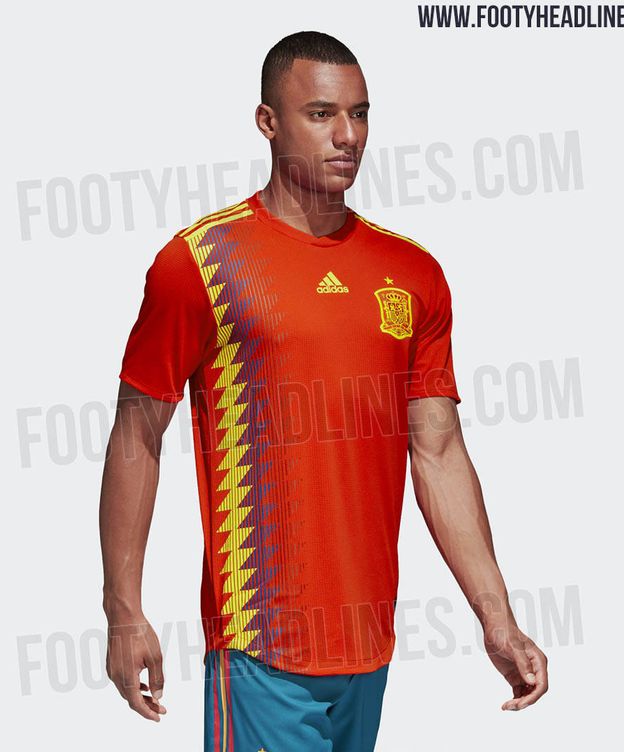 nueva camiseta republicana con la que España jugará el Mundial de Rusia 2018