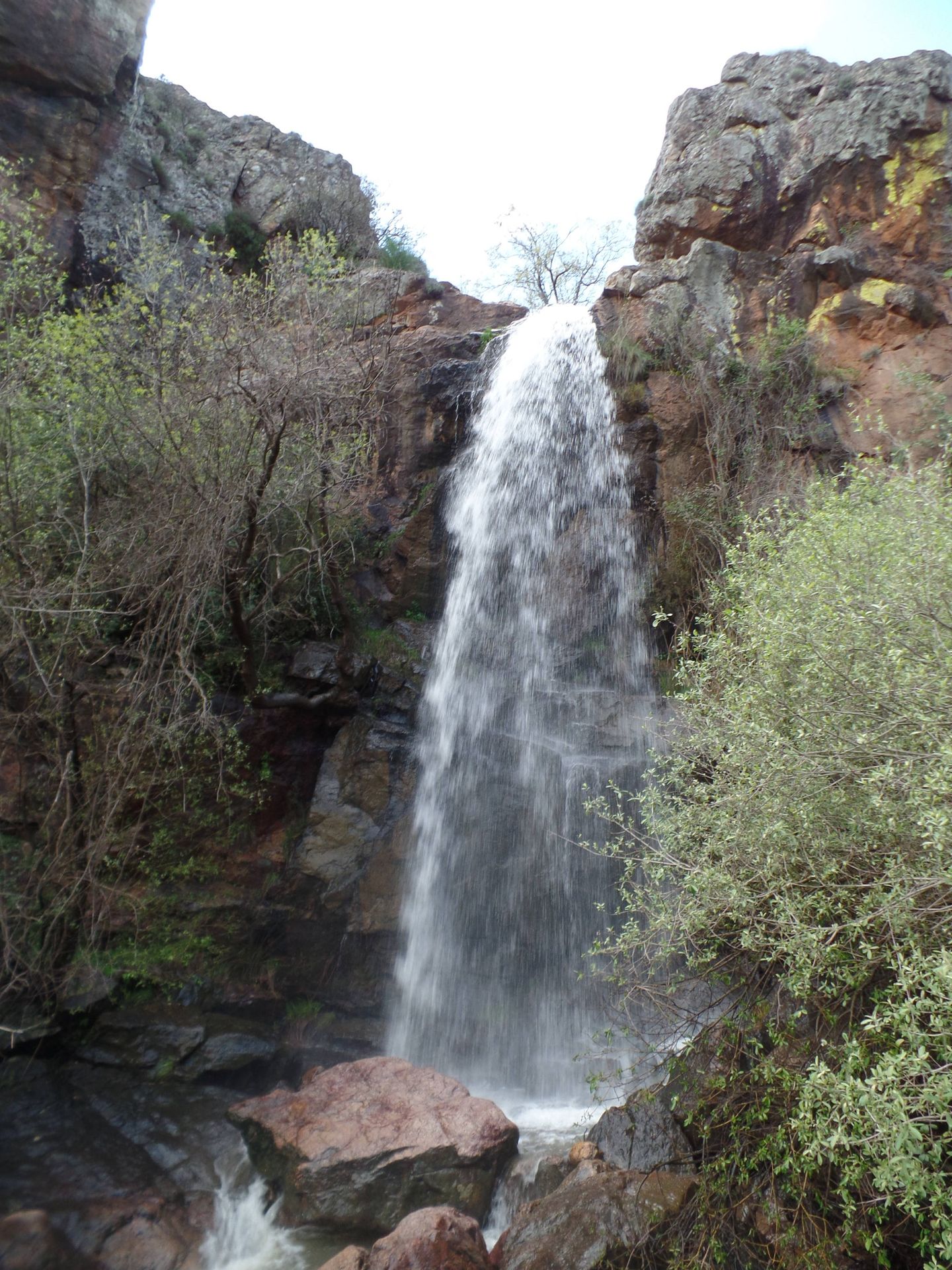 Una cascada en Horcajo de los Montes (Cedida)