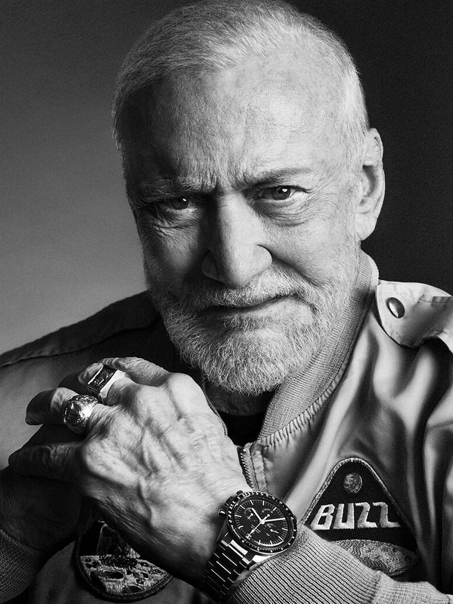 Buzz Aldrin: historia de la Humanidad, historia de Omega. (Cortesía)
