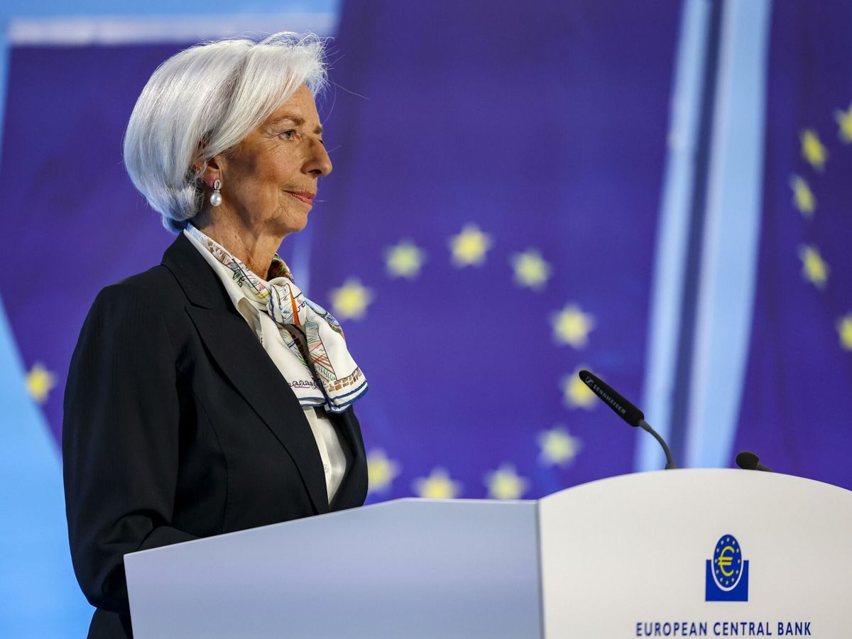 Foto: La presidenta del BCE, Christine Lagarde. (EFE/Christopher Neundorf)
