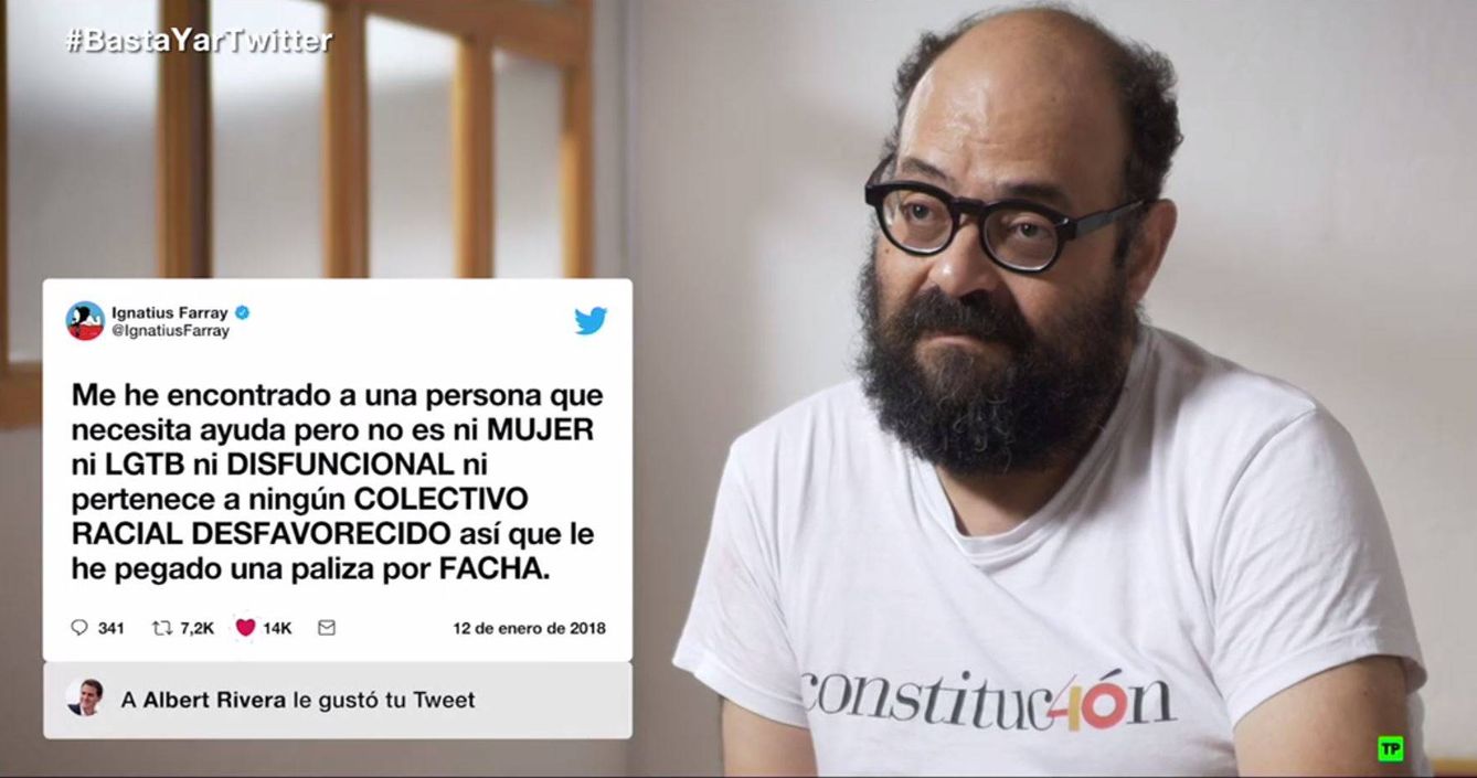 Uno de los tuits de Ignatius, marcado como favorito por Albert Rivera ('#AbroHilo')