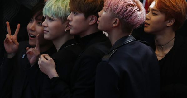 Foto: La banda surcoreana de K-pop BTS. (Reuters)