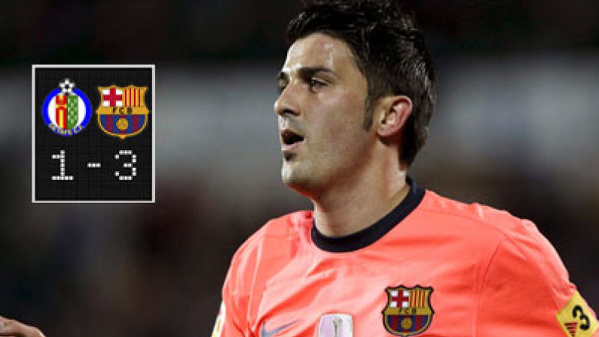 La dupla Messi-Villa ya carbura y el Barça aleja todas las dudas