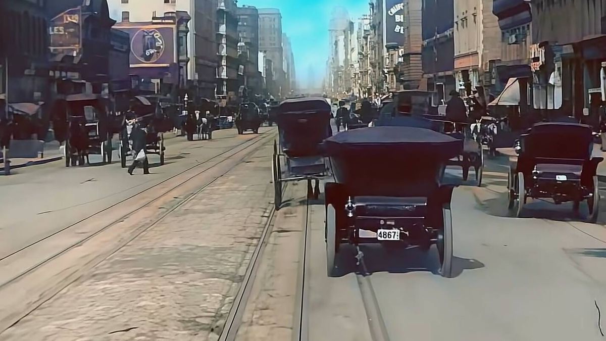 Disfruta de un viaje por el San Francisco de 1906 en 4k