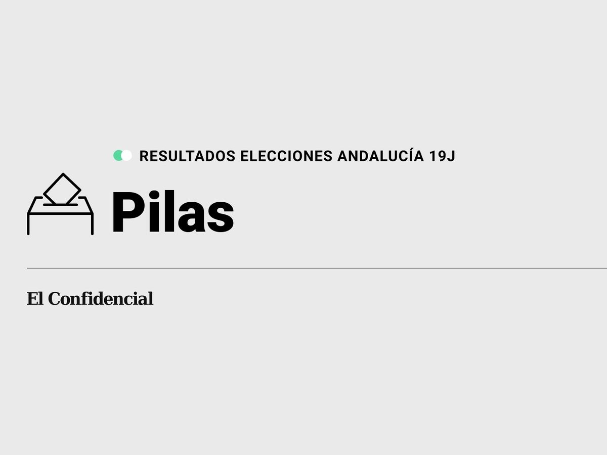 Foto: Resultados en Pilas, Sevilla, de las elecciones de Andalucía 2022 este 19-J (C.C./Diseño EC)