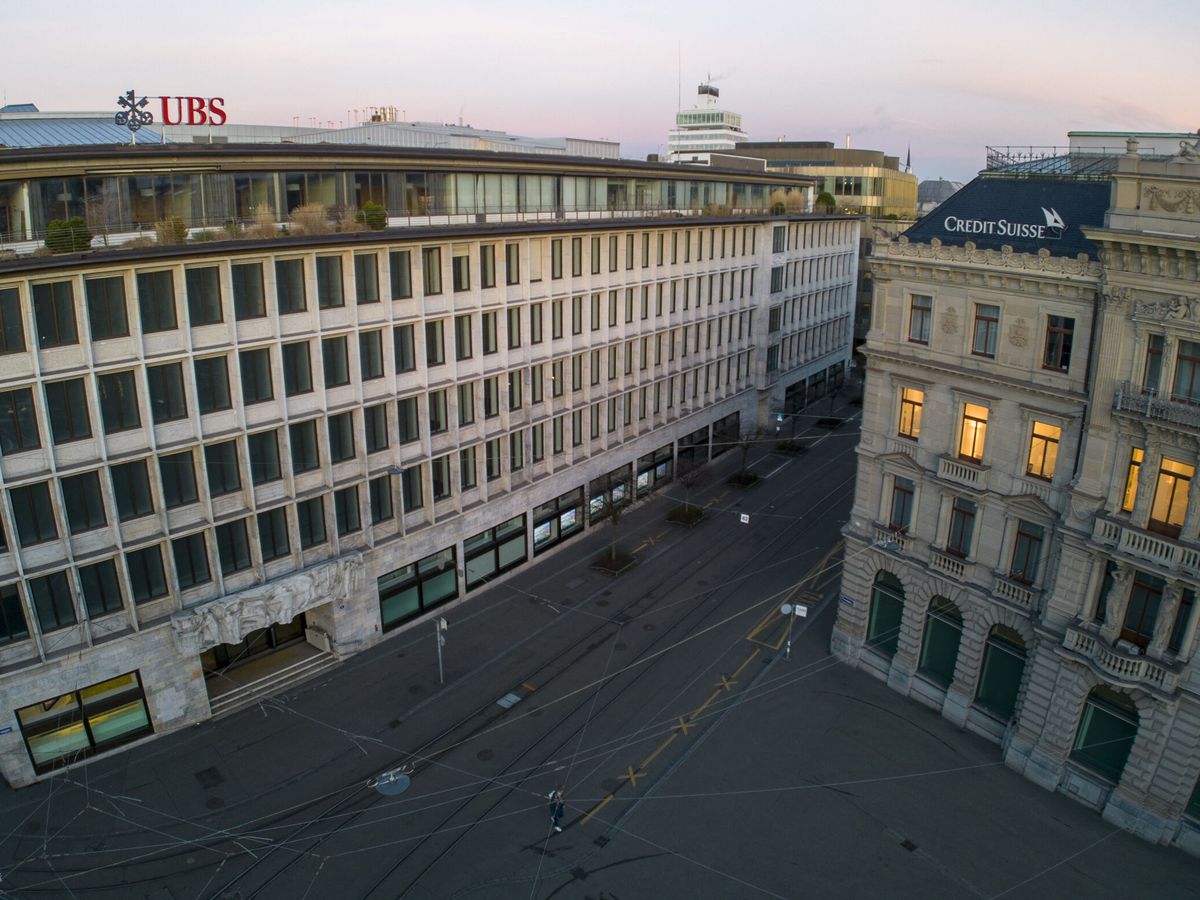 Foto: Edificios de Credit Suisse y UBS en Zúrich. (Reuters/Balibouse)