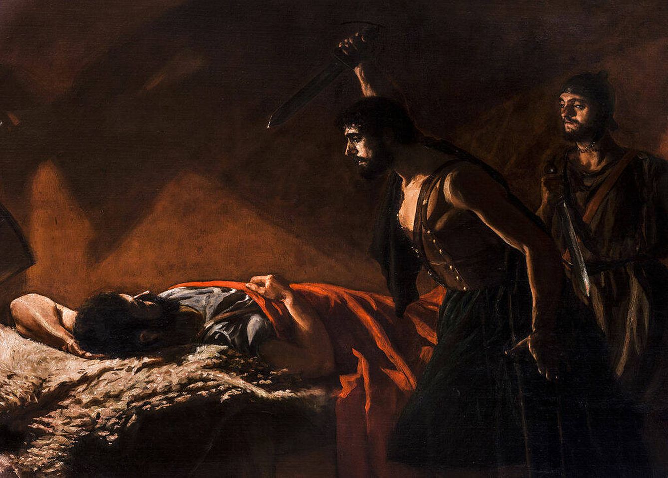 'La muerte de Viriato' (1890), de José Villegas Cordero. 
