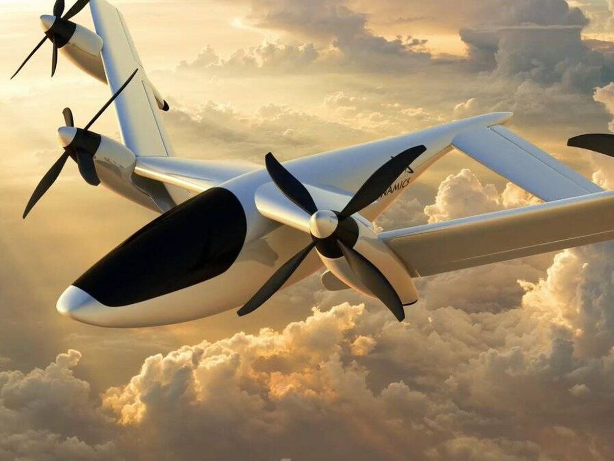 Foto: El avión de Pterodynamics en plena transformación. (Pterodynamics)