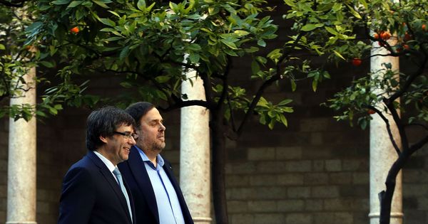 Foto: Carles Puigdemont y Oriol Junqueras. (EFE)