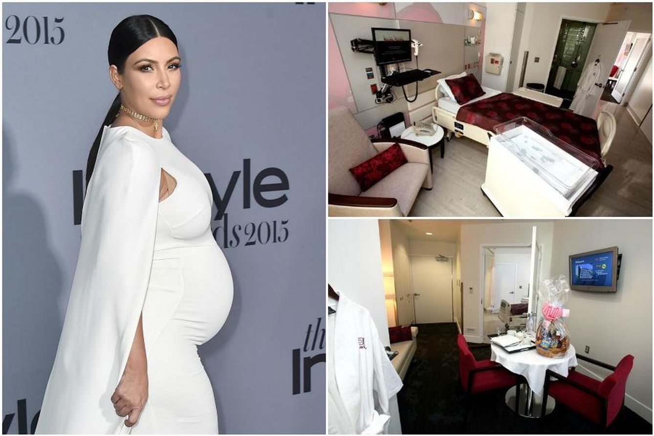 Foto: Kim Kardashian y la lujosa suite donde ha dado a luz