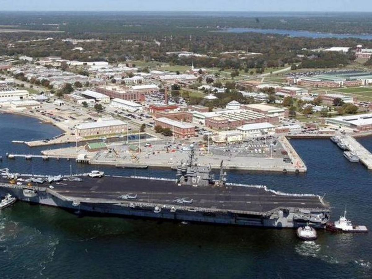 Foto: Imagen de la base aérea naval de Pensacola (Florida).