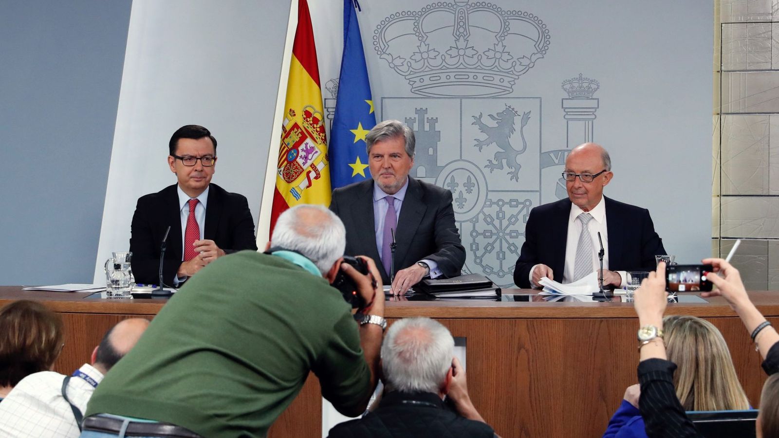 Foto: Rueda prensa tras una reunión del Consejo de Ministros. (EFE)
