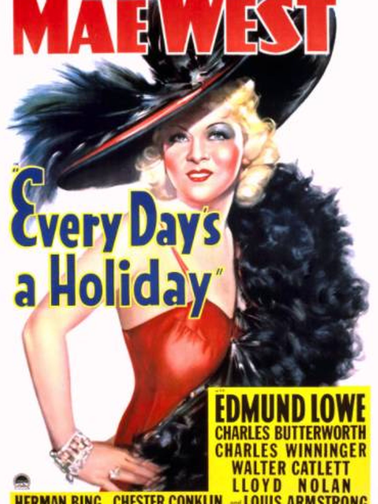 Cartel de la película 'Every Day's a Holiday'. (Imdb)