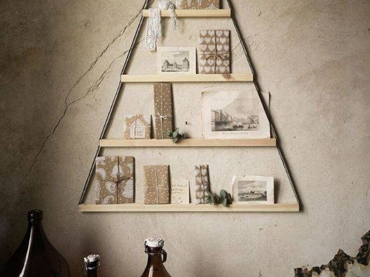 Foto: Arbolito de Navidad de pared de Ikea. (Cortesía)